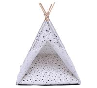 NESTINGHO Portable Features Breathable with and Cats Pet Tent for Small Cat Dogs Dog Wooden Frame, Washable Cushion, and Safety Tiny House Indoor and Outdoor