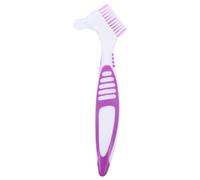 NESTINGHO Portable Multi-Functional Purple Turtle Shell Cleaning Brush for Aquatic and Land Tortoises, Small Size with Dirt Remover Bristles for Personal Pet Care and Terrarium Maintenance