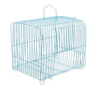 NESTINGHO Portable Wire Bird Cage for Parrots Small Pet Breeding Medium Blue Design Secure Travel Carrier for Outdoor Use