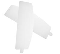 NESTINGHO Protective Lens and 0.5mm Thick Pvc Material 2pcs for Sandblasting Helmet with Dustproofing Design Filters out Particles, Replacement Outer Lens for Safety Sandblasting Hood