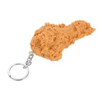 NESTINGHO Realistic Fried Chicken Leg Keyring Cute Handbag Charm Funny Chicken Accessories Keychain for School Bag Backpack Decor