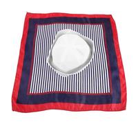 NESTINGHO Sailor Hat Costume Accessories Set with Scarf for Adults, Nautical Style Polyester Material, Sturdy Construction and Versatile Styling, for Birthdays and Drama Performances