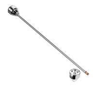 NESTINGHO Silver Copper Collar Tie Pin with Rhinestone Accents and Lightweight Design for Shirt Collar Decoration on Father's Day