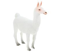 NESTINGHO Simulation Alpaca Figure Plastic Wildlife Animal for Boys Educational Figurine Lightweight Desktop Nursery Decoration Realistic Alpaca Model for Role Play and Cognition Development