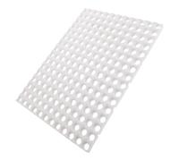 NESTINGHO Small Animal Cage Resting Mat round Holes Non-slip Pp Plastic Rabbit Cage Foot Pad for Even Weight Distribution and Indoor Use