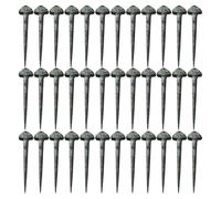 NESTINGHO Small Horseshoe Nails 50 Pack Sturdy Iron Hoof Nails Compact Replacement for Horse Equipment and Rear Brake Pads