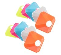 NESTINGHO Soccer Football Agility Training Cones and Stable Design Octagonal 10pcs with Lightweight PE Material for Indoor Drills and Speed Practice