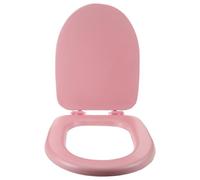 NESTINGHO Soft Foam Cushioned Toilet Seat with Comforting Warmth and Universal Fit, Thick Padded U-Shaped Toilet Seat Cover for Home and Hotel Bathroom Use, Slow Closing Design