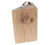 NESTINGHO Solid Hardwood Wheel Chocks Set for Trucks and Cars, Non-Slip Tire Blocks 20x16x9cm, Sturdy Automotive Wheel Stoppers for Rv Stabilizer and Travel Trailer Accessories