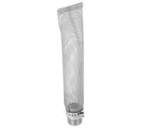 NESTINGHO Stainless Steel Hop Strainer 6-Inch 304 Metal Filter Tube with 1-2 Inch Threaded Connection for Wine Making and Home Brewing