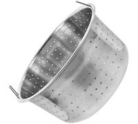 NESTINGHO Stainless Steel Steamer Basket Insert with Dense and Fine Holes, Nonslip Design and Humps the Bottom, Kitchen Accessory for Heating Cheese and Pasta in Electric Cooker