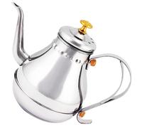 NESTINGHO Stainless Steel Water Kettle 1.2l Capacity with Nonslip Handle and Anti-Scald Feature, Middle East Style Decorative Stovetop Kettle for Indoor and Tea House Use