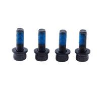 NESTINGHO Steel Brake Fixing Screw for Mountain Bike Disc Brakes with High Precision Thread and Anti-loose Feature M6x18 4pcs Includes Washers Suitable for Mtb Road Cycling