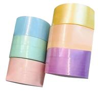 NESTINGHO Sticky Ball Tape Double Sided Adhesive, 6 Rolls 1.8In Wide, Multi-Color Stress Relief Tape for Boys and Craft and Office Use