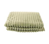 NESTINGHO Ultra Soft Plush Throw Blanket for Bed and Office in Light Green Polyester with Space-saving Portability and Cozy Warm Comfort, for Sofa Or Single Bed Use