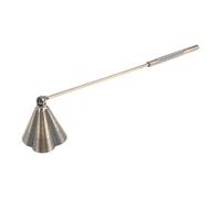 NESTINGHO Vintage Candle Extinguishing Device Stainless Steel Candle Snuffer Nonslip Handle Bell Shape Cover Safely Putting out Parties and Weddings