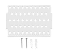 NESTINGHO Wall Mounted Jewelry Display Holder for Tassel and Long Earrings, Acrylic Earring Organizer Hanging Holes, Space-saving Design to Decorate Bedroom Or Closet