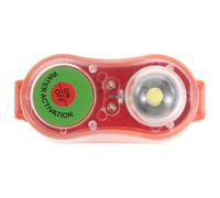NESTINGHO Waterproof Life Jacket Light with Automatic Water Activation, Continuous Illumination LED Safety Beacon for Boating and Survival, Plastic Marine Strobe Light Attaches to Life Vests