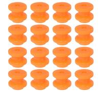 NESTINGHO Wheel and Experiments Small Mechanical Educational Transmission Pulley Single Plastic Belt 6mm 100pcs Orange Diameter Motor 2mm Slot Structure for Scenarios
