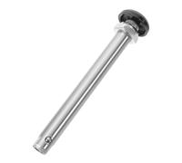 NESTINGHO Wheelchair Axle Kit Stainless Steel Push Button Quick Release Axle for Elderly Rear Wheel Mobility Replacement Silver