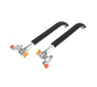 NESTINGHO Wheelchair Handle Extenders for Mobility Chairs, 360 Degree Rotatable Ergonomic Push Handle Extension with Non-Slip Metal and Plastic Grip, for Caregiver Assistance at Random Color