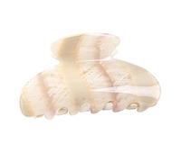 NESTINGHO White Acetate Sheet Hair Claw Clip for Bath Use Strong Hold Gentle Grip Hair Clip that Won't Fall off Easily for Women