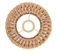 NESTINGHO Wicker Handmade Straw Rope Lampshade Ceiling Light Cover 22 X 10Cm Creative Replacement for Dorm and Home