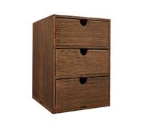 NESTINGHO Wood Drawer Organizer Storage Drawer Box 9.82x7.07x7.07inch Wood Material Three Layers Chic Design Large Capacity Storage for Kitchen and Garden