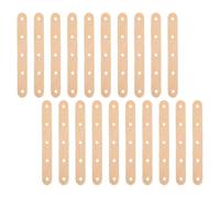 NESTINGHO Wooden Craft Sticks Smooth Polished Wood Material with Holes 500pcs Portable and Resistant to Warping, and School Arts Crafts Teachers DIY Projects