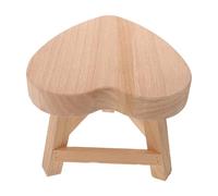 NESTINGHO Wooden Decorative Pedestal Stand Heart Shape for Small Plants and Collecting Items, Rustic Wood Base with Easy Maintenance, Resistant to Daily Wear, for Living Rooms and Bedrooms