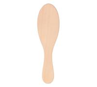 NESTINGHO Wooden Handle Hair Brush with Air-cushion and Rubber Cushion for Scalp Massage and Detangling, Natural Bamboo Paddle Comb Suitable for Daily Hair Care