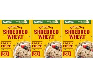 Nestlé 100% Shredded Wheat 30 Biscuits (Pack of 3)