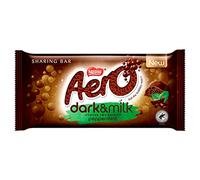 Nestlé Aero Dark and Milk Peppermint Mint Chocolate Sharing Bars, 15 x 90 g