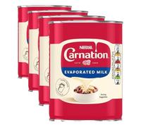 Nestlé Carnation Evaporated Milk, 410g (Pack of 4)
