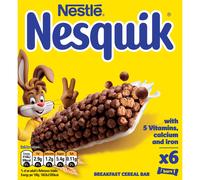 Nestlé Cereals - Nesquik Breakfast Cereal & Milk Bar - High Fibre, 5 Vitamins, C
