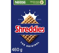 Nestlé Cereals - Shreddies Breakfast Cereal - Bitesize Wholegrain Wheat Squares - The Original - High Fibre, 5 Vitamins & Iron - 460g