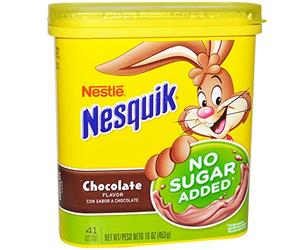 Nestle, Chocolate Flavor, No Sugar Added, 16 oz (453 g) - Nesquik - UK Seller