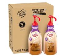 NESTLE COFFEE-MATE Coffee Creamer, Sweetened Original, 1.5L liquid pump bottle, Pack of 2