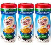 Nestle Coffee mate French Vanilla Sugar-Free Powdered Creamer, 10.2 oz 289g | Pack of 3 | American Import