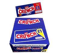 Nestle CRUNCH Milk Chocolate 16 x 100g Sharing Blocks BAR Original