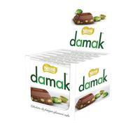 Nestle Damak Fine Chocolate with Pistachios, 6 x 65 g