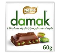 Nestle Damak Pistachios Chocolate Bar 6X60g by Mazovia Brands