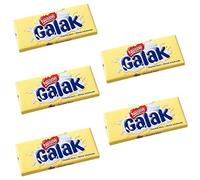 Nestle Galak White Chocolate Bar 100 g (Pack of 5)