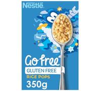 Nestlé GoFree Rice Pops Gluten-Free Cereal - 4 x 350g | Light & Crispy Breakfast Cereal | Suitable for Gluten-Free Diets