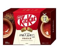 Nestle Japan Kit Kat Ito Kuemon Uji-Hojicha 11.6g x 10 piecesKit Kat rich cocoa feeling chocolate, Kit Kat rich cocoa feeling chocolate, crispy textur