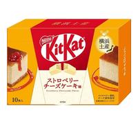 Nestle Japan Kit Kat Strawberry Cheesecake Flavor 11.6g x 10 piecesKit Kat rich cocoa chocolate, cr Kit Kat rich cocoa chocolate, crispy wafer.