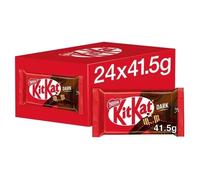 Nestle Kit Kat 4 Finger Dark Milk Chocolate Bars, 24 x 41.5 g Full Chocolate Box