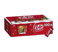 Nestle Kit Kat Christmas Friends 100 Assorted Milk Chocolate Christmas Figures Bulk Chocolate Box, 820 g