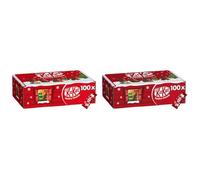 Nestle Kit Kat Christmas Friends 100 Assorted Milk Chocolate Christmas Figures Bulk Chocolate Box, 820 g (Pack of 2)