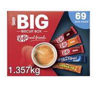 Nestlé Kitkat and Friends Big Biscuit Box | 69 x Chocolate Biscuit Bars - KitKat, Blue Riband, Toffee Crisp | Bulk Chocolate Box 1.357kg